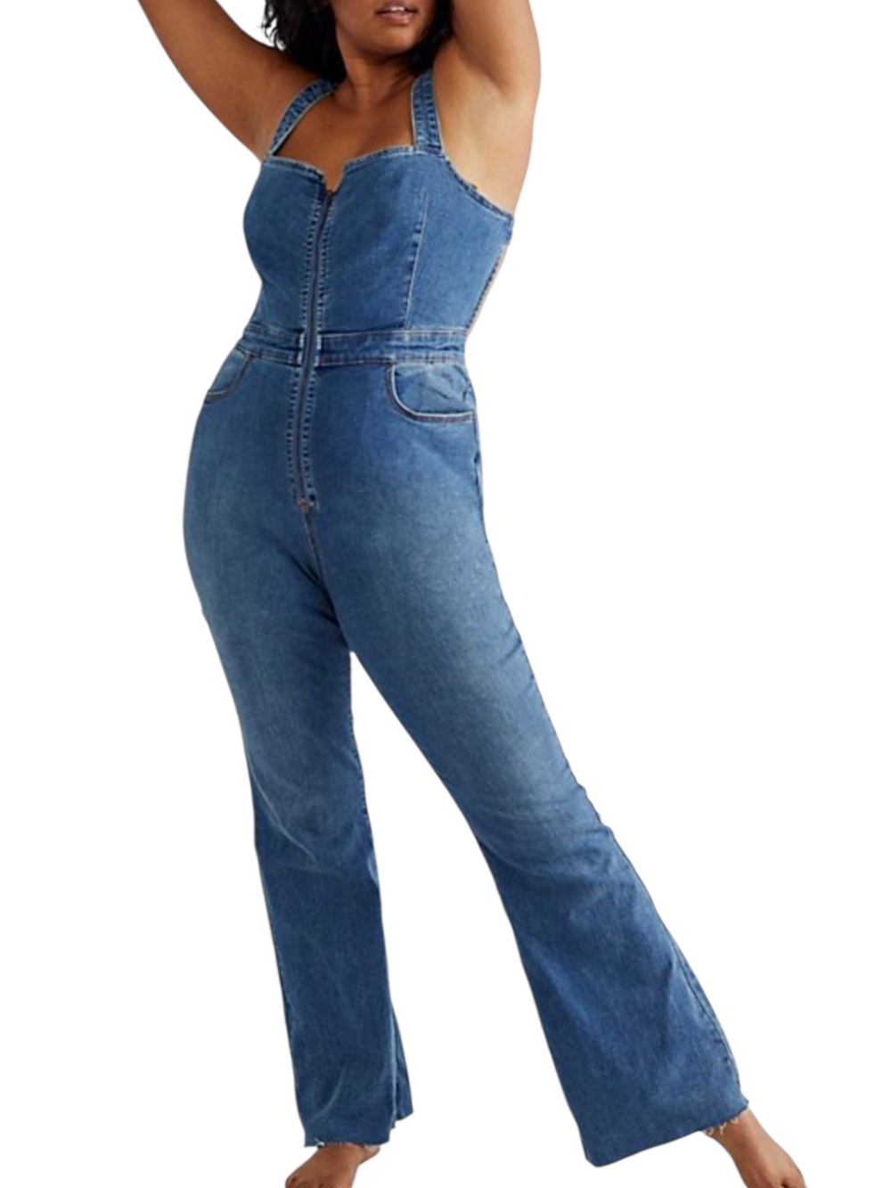 Free People CRVY 2nd Ave One Piece Sz 12 Curvy